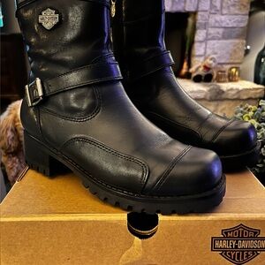 Harley-Davidson Black Riding Boots
